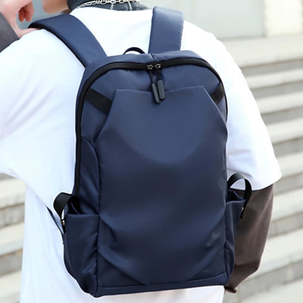 Varkaudenvastainen työreppu 15,6 tuuman kannettavalle tietokoneelle, vedenpitävä kantoreppu USB-latausportilla, musta/vaaleanharmaa/tummansininen Dark Blue