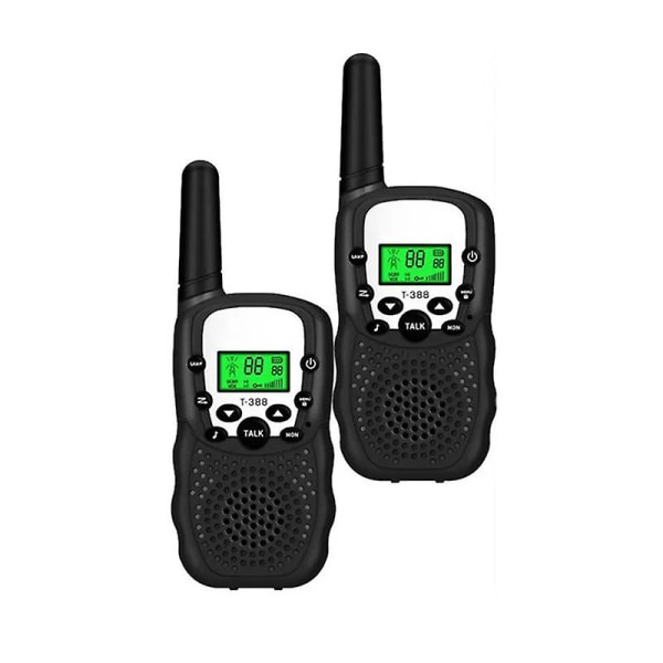 2-pack walkie talkies för barn Vuxna Långdistans uppladdningsbara droppsäkra walkie talkies Leksaker Presenter för flickor Pojkar ålder 3 5 6 8 9 12, USB walkie talkie