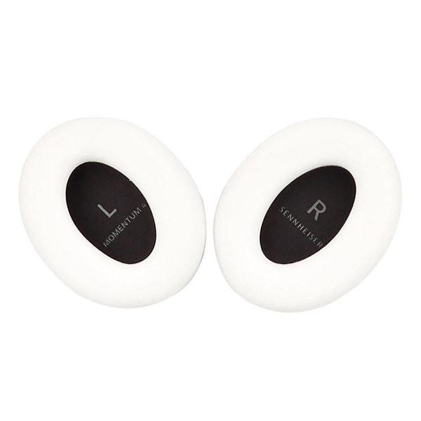 1 par silikone ørepude til Sennheiser MOMENTUM 4 trådløse Bluetooth hovedtelefoner blød pude-beige