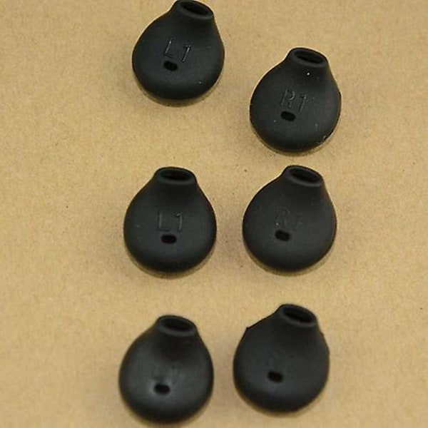 Öronproppar Eargels för Samsung Active Galaxy S6 S7 Edge Level U Öronpropps-Örontips Gel 4pair Black
