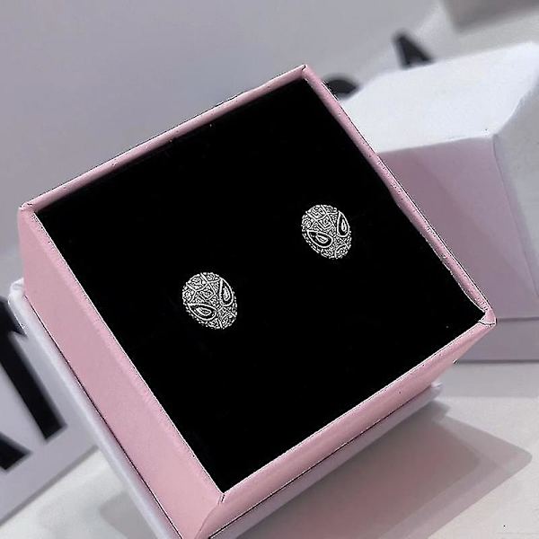 Spiderman Mask Pave Stud Earrings Finns i lager nu 925 Sterling Silver Örhängen Cool Style Statement Smycken Man Kvinna 3