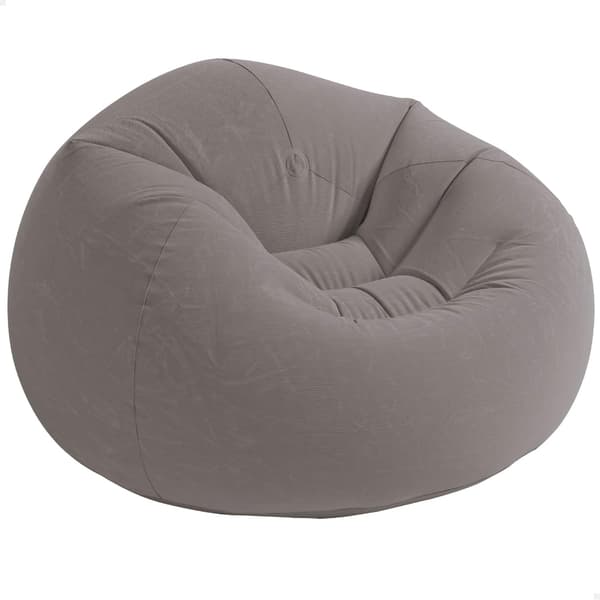 Ftalatfri sittsäck, grå, 107 x 104 x 69 cm