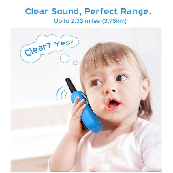 Walkie Talkies Lapset Walkie Talkie Lapsille Walky Talky Taustavalaistulla Taskulampulla 3 Km Kantama Ulkoiluseikkailuihin