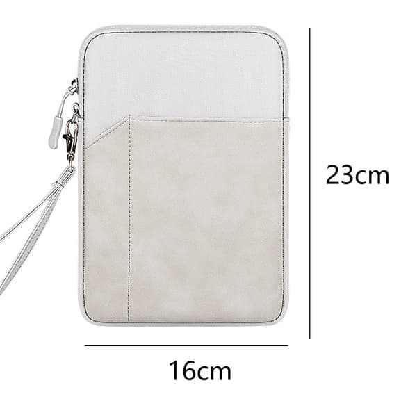 8-tums tablettfodral för Samsung iPad, läderfodral, innerficka, anti-fall skyddande hölje