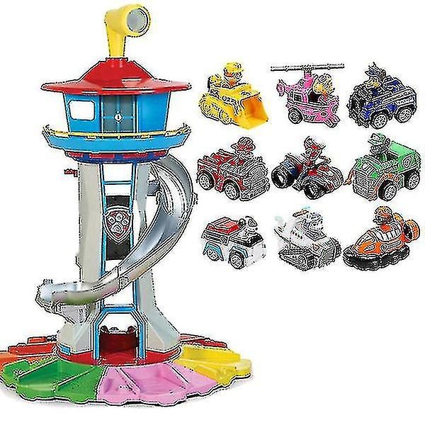 Paw Patrol -suuri tornipentujen päämaja, musiikillinen valolelu, Patrulla Canina Lookout -lelusetti, lasten syntymäpäivälahja, Roman