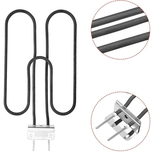 Grillivaihtoelementti Weber-sähkögrilliin 66631 / 65621 Lämmityselementti (230v 2200w) Q140 / Q1400 Eu