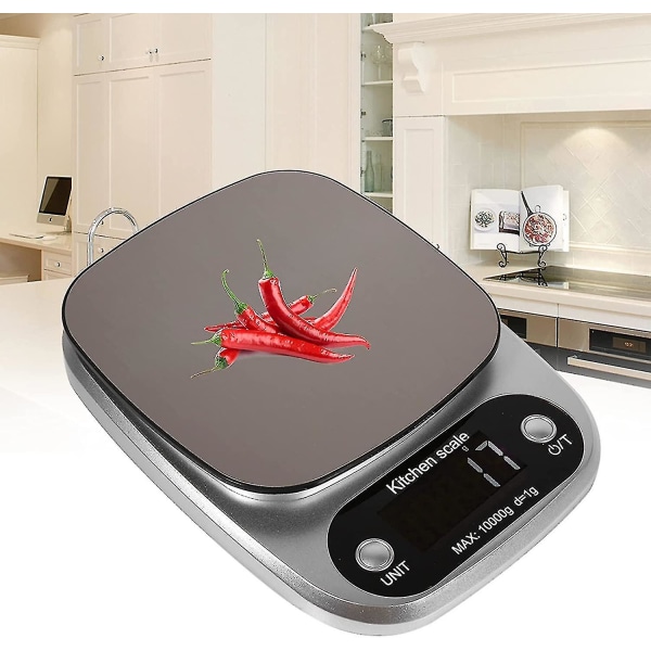 Keittiön ruokavaaka, digitaalinen LCD elektroninen keittiön ruoanlaittolaskenta