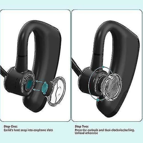 3x Öronproppar för Plantronics Voyager Legend Örontips Kit, Plantronics Voyager 5200 5220 5210 Bluetooth Headset Skumöverdrag - Medium Large Medium Small*3pack