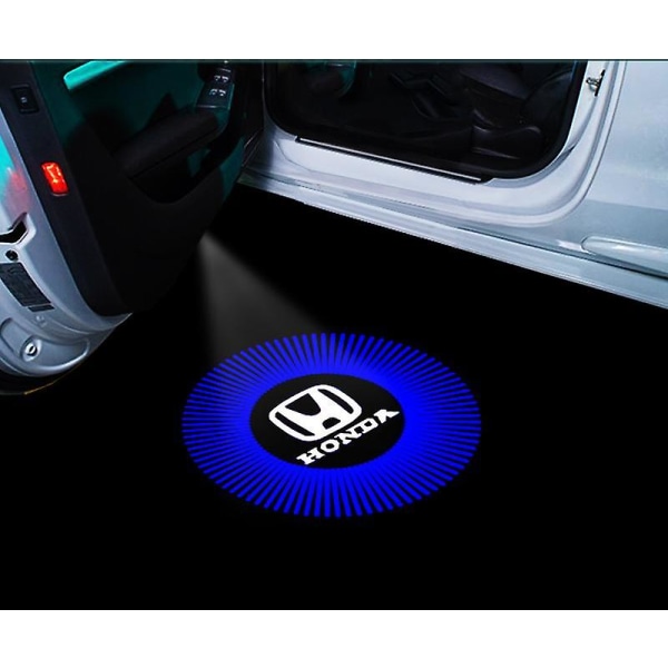 Lämplig för Honda Welcome Light Accords Platinum Odyssey Cr-z Allison Car Led Door Projection Light (2 förpackningar)