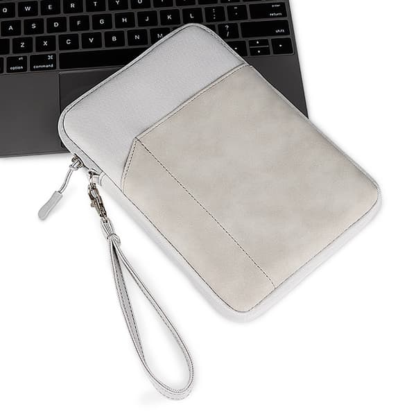 8-tums tablettfodral för Samsung iPad, läderfodral, innerficka, anti-fall skyddande hölje