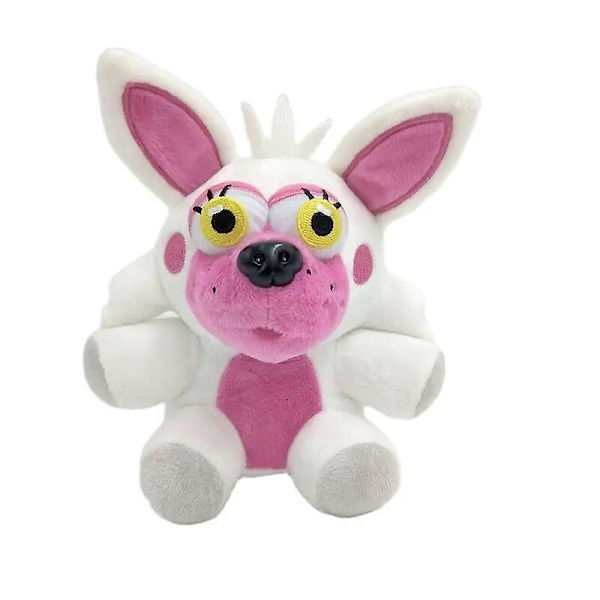 Vissna Lila Kanin Plyschleksaker 7 Tum FNAF Security Breach Bonnie Dock Samlarobjekt Nightmare Freddy Plyschleksaker för Barnfans A6