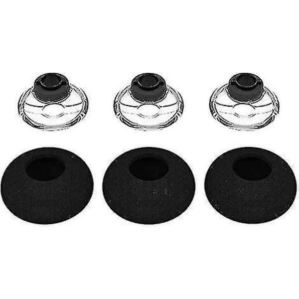 3x Ørepropper til Plantronics Voyager Legend Øreproppsett, Plantronics Voyager 5200 5220 5210 Bluetooth-hodetelefoner Skumdeksler - medium Large*3pack