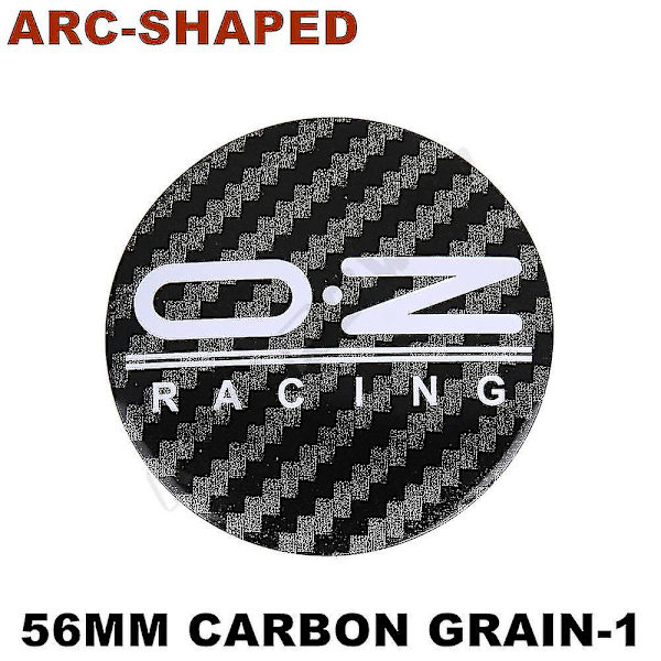 4 st Oz fälgcenterdekaler 45 mm & 50 mm & 56 mm & 65 mm sportfälgsdekaler O.z Racing-logotyp fälgdekaler navkapsemblem