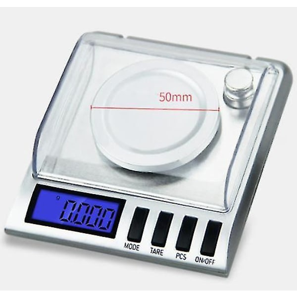 Smart Weigh Gem20 Digital Smart-vekt med høy presisjon 20x0,001g. Ideell for veiing av edelstener, smykker og andre verdisaker