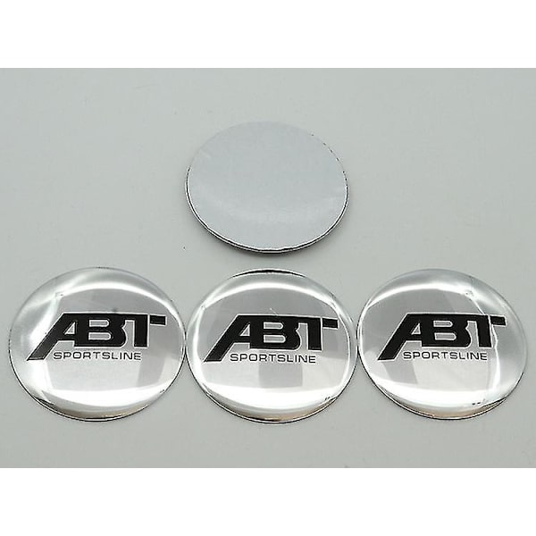 4 st 56mm 60mm 65mm 68mm Abt Bilhjul Center Hub Cap Auto Fälg Refit D- Covers Dekal Styling Tillbehör