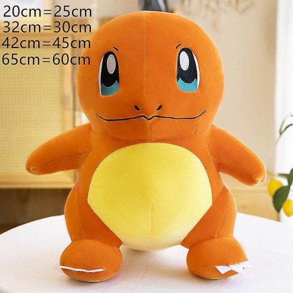 Suurikokoinen 65 cm Pikachu Plussilelu Anime Squirtle Pikachu Psyduck Piirretty Tyyny Nuket Lapsille x Charmander 20cm