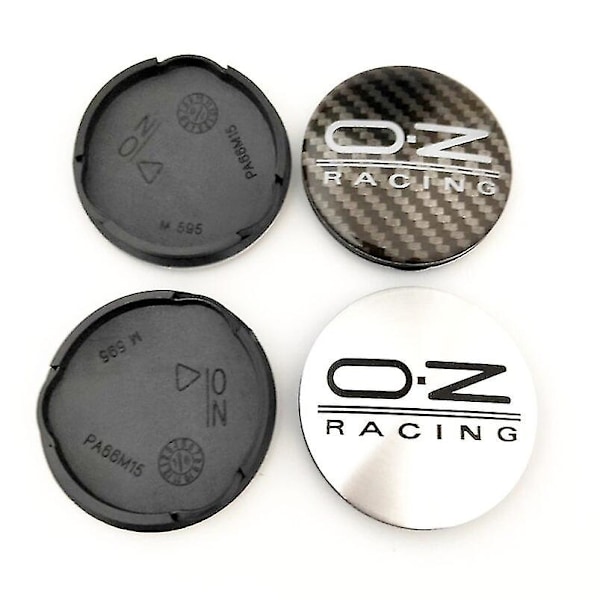 4 stk 62mm Bilhjul Senter Navkapsler For Oz Racing M595 O.z Legering Auto Hjul Felg Senter Navkapsel Deksel 62 58 Yj51-3