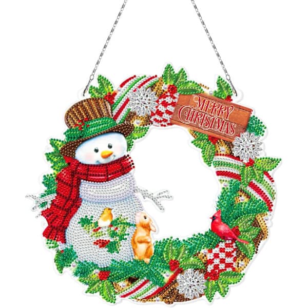 5D Diamantmålning Juldekoration DIY Diamantmålning Bildkit