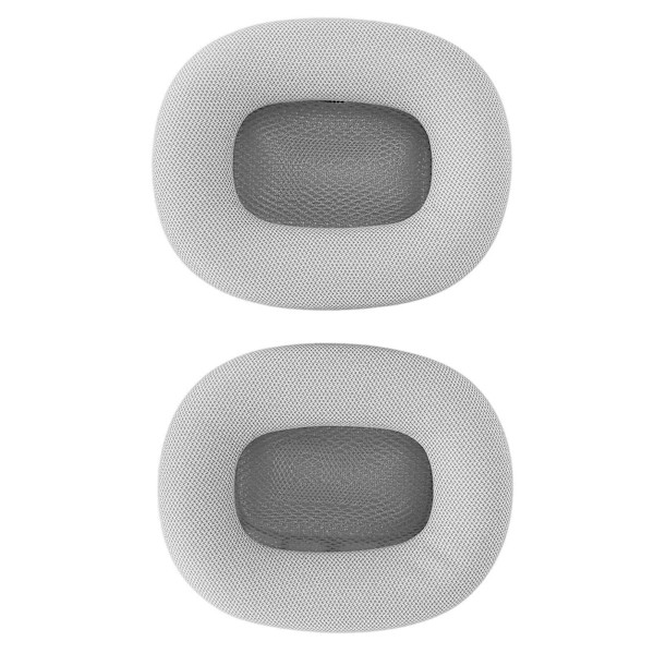 Ersättningsöronsnäckor i mjukt minnesskum och proteinläder för Airpod Max-hörlurar Grey