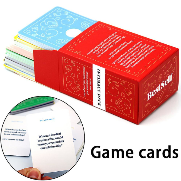 150 Cards Intimacy Deck By Bestself Couple Lover Brætspil Strategispil