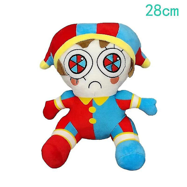 Den Fantastiske Digitale Cirkus Plyslegetøj Pomni Jax Ragatha Kinger Caine Gangle Zooble Fyldt Dyr Klovn Plushie Dukke Barn Fan Gave Pomni C