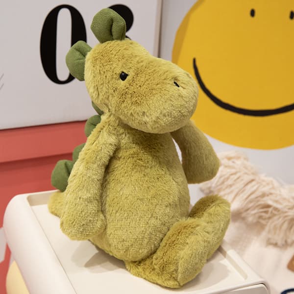 Pehmeä vihreä dinosaurus pehmolelu (30cm) - Söpö pehmolelu