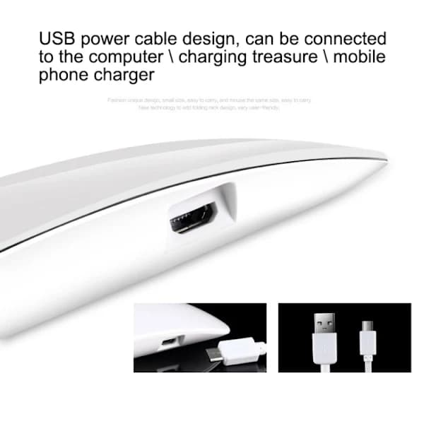 SUN Mini 18W LED UV Lampe Negler Hvit