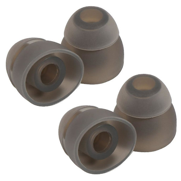 Ørepropper Hovedtelefon Bud Tips Silikon In-Ear Øretelefon Dæksler Udskiftning 1 Par Gray