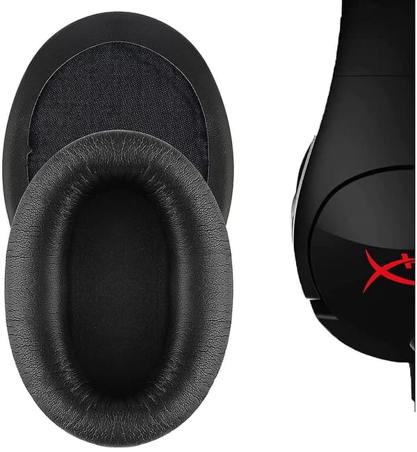 Erstatningsøreputer Kompatibel med Kingston HyperX Cloud Flight, Cloud Mix, Cloud Stinger, Cloud Alpha Protein Leather