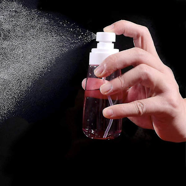 Suihkepullot Matkakoko, 3 kpl 100 ml/3 oz Hienojakoinen Suihkepullo Hiuksiin Eteerisiä Öljyjä Varten, Tyhjä Ilmaton Meikki- ja Kasvosuihkepullo Kirkas Täytettävä Matkapullo