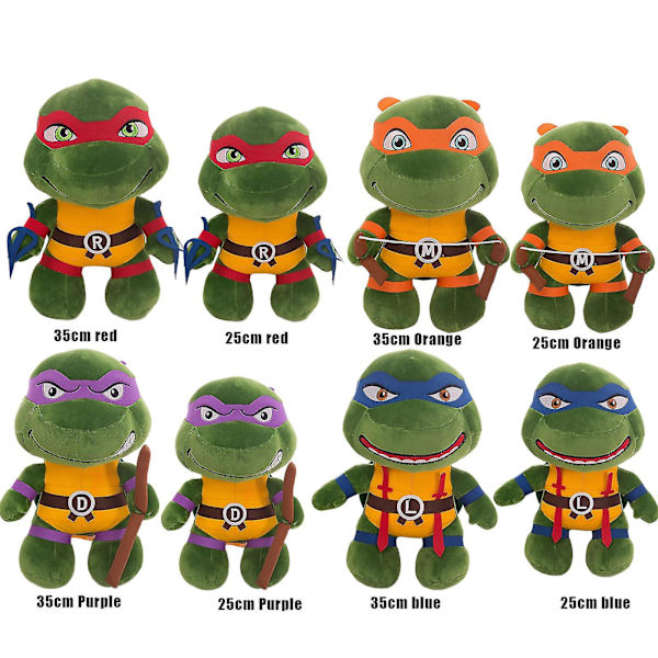Teenage Mutant Ninja Turtles Plys Tmnt Leonardo Plushie Sød Skildpadde Plushies Dukke Til Børn
