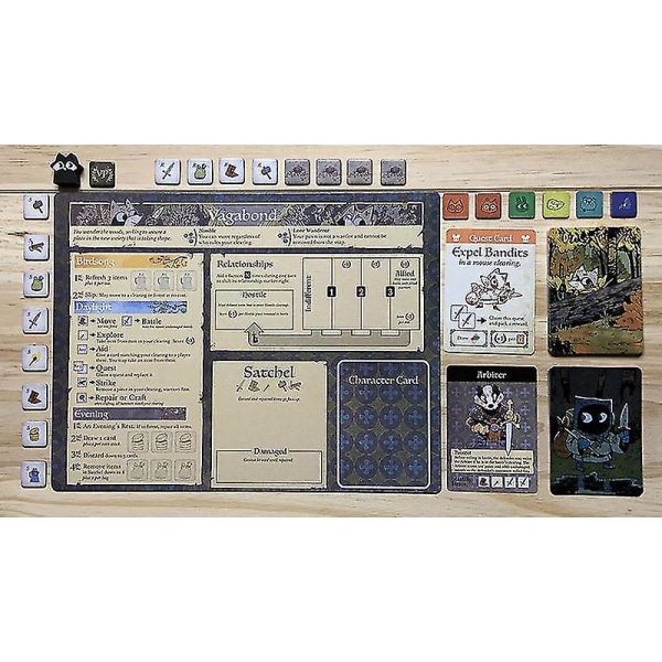 Leder Games | Root: Riverfolk -perus- ja laajennuspelikortit Expansion version