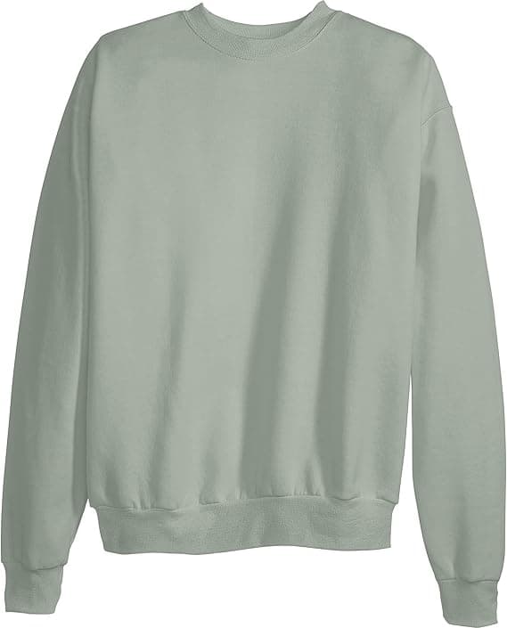 Fleece Pullover Crew Neck Sweatshirt til mænd, 1 eller 2-pak