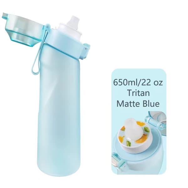 650ml 5 Smaksatt Akryl Mugg Set – Doftande Drickmuggar med Doftringar. Blå
