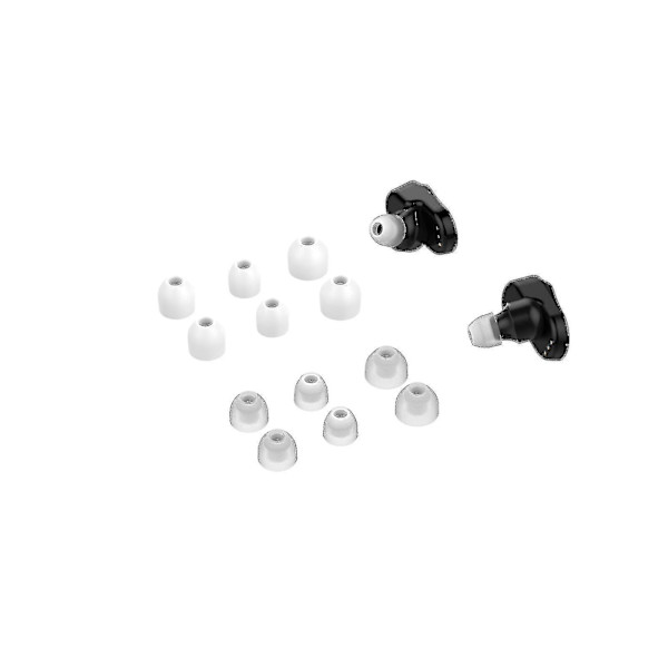 7 Par Ørepropper Bløde Silikon Ørepropper Spidser In-Ear Høretelefon Dæk Tilbehør Til Sony Wf-1000xm4 Wf-1000xm3 White