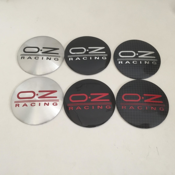 4 st 50mm 56mm 60mm 65mm Oz O.z logotyp bilhjul centrum navkapsel emblem dammskydd kåpor emblem klistermärke bilstyling tillbehör