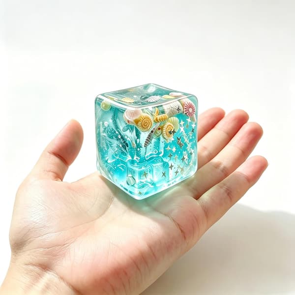 2 STK. Ice Cube Squishy Stressbold - Ice Cube Fidget Stressbold, Ice Squishy Stress Formbar Langsom Stigning Afslappende Sensorisk Fidget Stress
