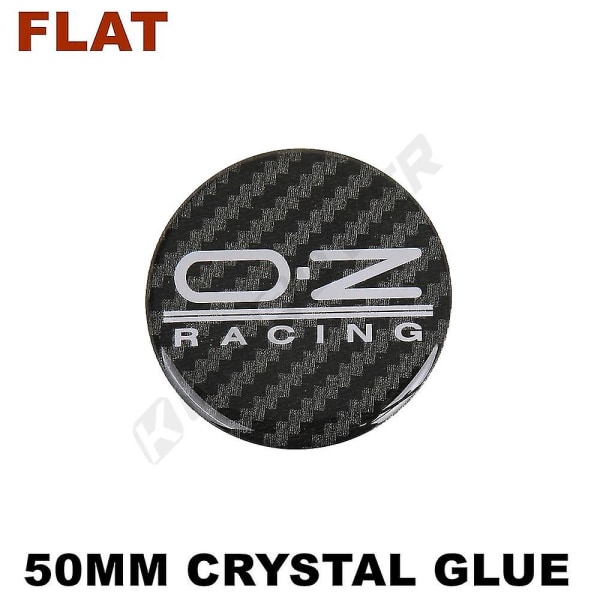 4 stk Oz hjulnav klistremerke 45mm & 50mm & 56mm & 65mm Sport felgdeksel emblem O.z Racing logo hjuldeksel klistremerke navkappemerke