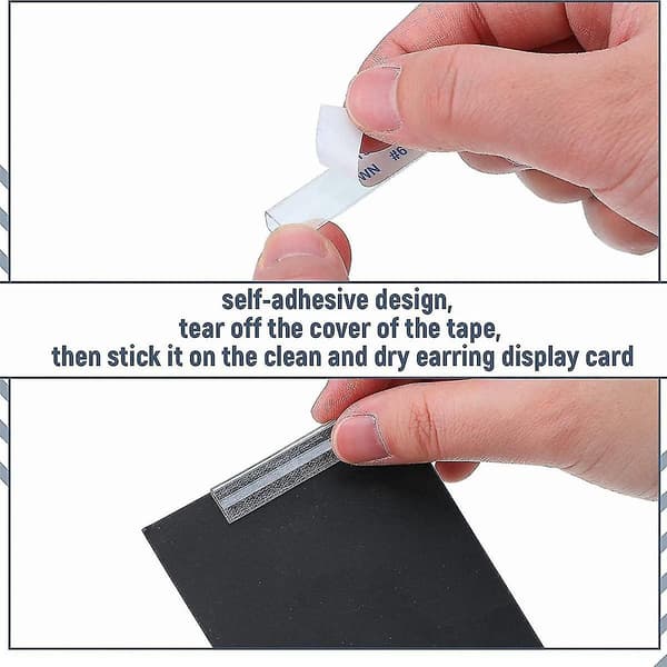 450 stk. ørekortadaptere, bulk plastlæbeadapter, selvklæbende læbeophæng til øreringe og halskæder