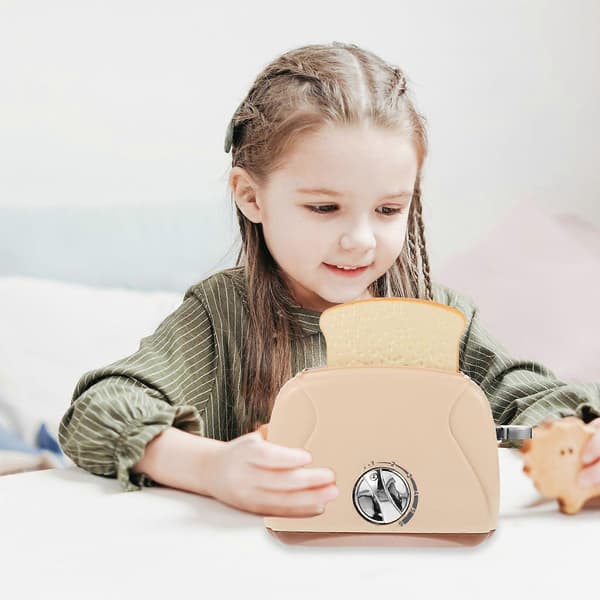 Mini leivänpaahdin kone simulaatiolelu lasten leikkiin 1 kpl