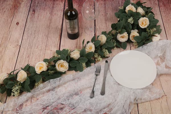 blomsterkrans, blomstervegg, krans bryllup