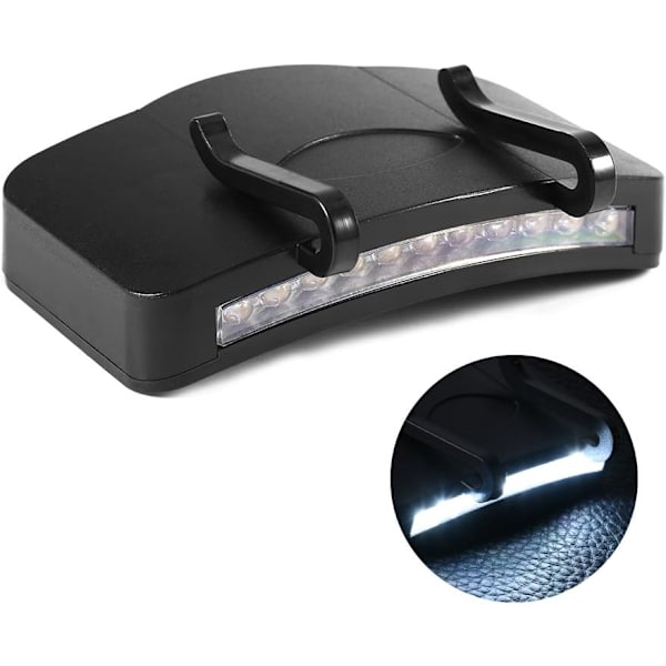 Hattukiinnitteinen hattuvalo / Valo / otsalamppu / otsalamppu, 11 LED, kalastukseen, juoksuun, retkeilyyn ja kiipeilyyn
