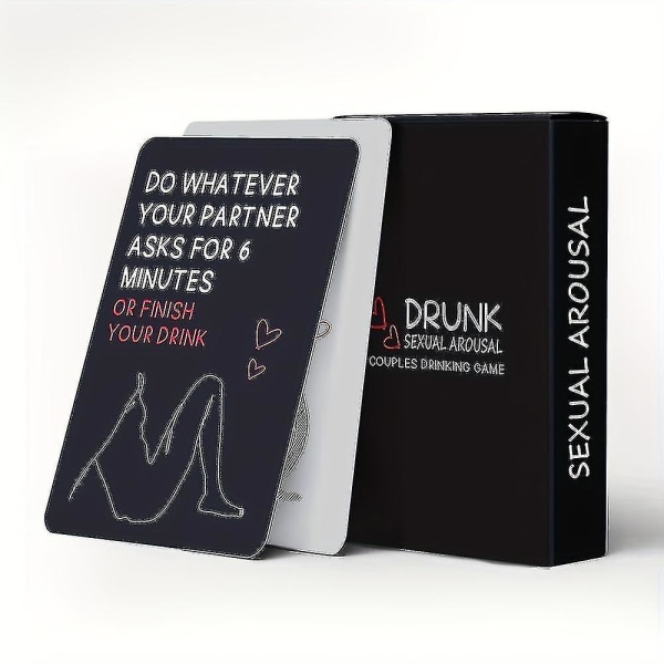 Drunk Desires -korttipeli Seksuaalinen kiihtyvyys Intiimi aikuisten seksikorttijuomapeli Pariskunnat kokoontuvat ystävänpäivälahjoihin