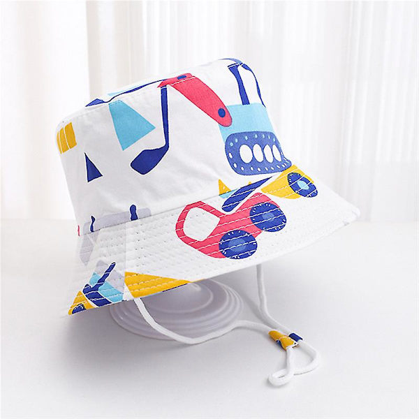 Kevät-kesä Miesten Bucket Hatit Piirretty Miesten Miesten Hattu Ranta Auringon Hattu Taapero Miesten Kalastajan Hattu Ulkona Miesten Panama Hattu 10 ocean animals 50cm(5-24 months)