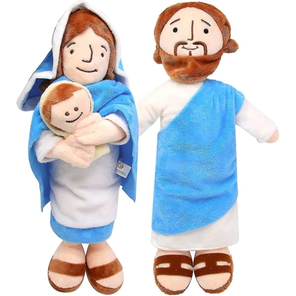 30 cm Jeesus-pehmolelu Ystäväni Jeesus-täytetty nukke Kristus Uskonnollinen Jeesus-lelut Klassinen Uskonnollinen Vapahtaja Jeesus-pehmo Jesus and Maria