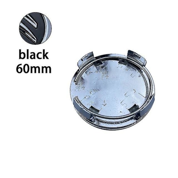 4 st 60 mm 4-stifts bilstyling auto bilhjul centrum navkapsel fälglock täcker emblem för Citroen C3 C4 C5 C6 C Quatre tillbehör