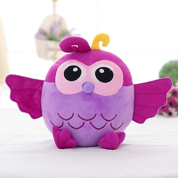 Värikäs Pöllö Nuken Persoonallisuus Söpö Pöllö Tyyny Sohva Tyyny Plus Leikkikalut purple 25cm