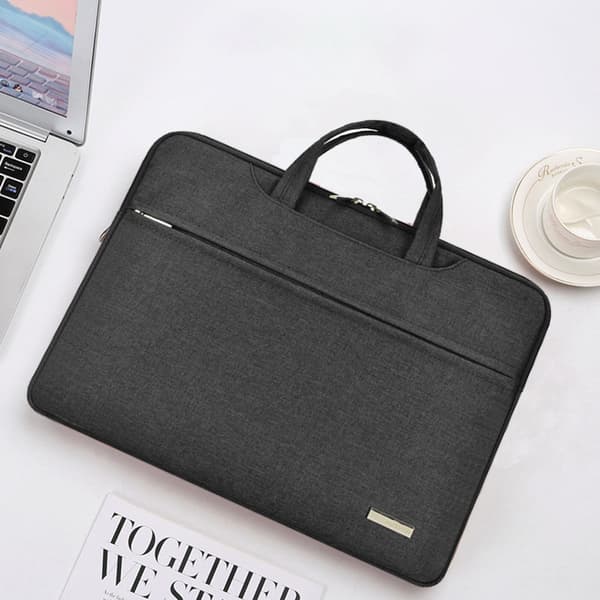 Laptop taske sleeve til 11 tommer nylon laptop notebook farve: sort; antal dele: 1