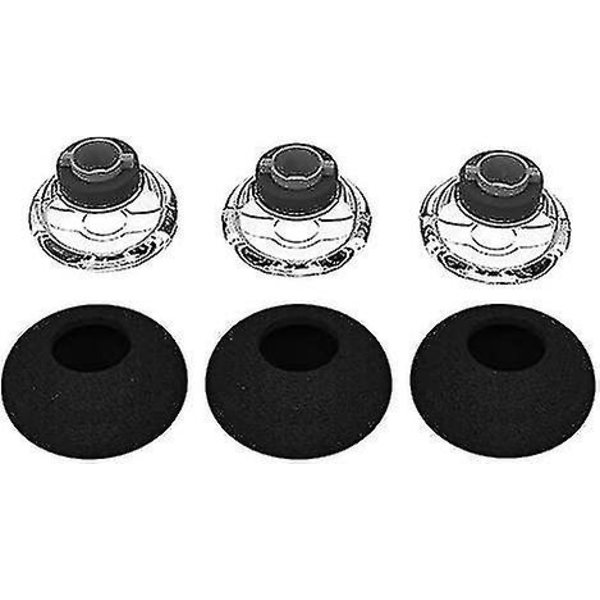 3x Öronproppar för Plantronics Voyager Legend Örontips Kit, Plantronics Voyager 5200 5220 5210 Bluetooth Headset Skumöverdrag - Medium Large Medium Small*3pack