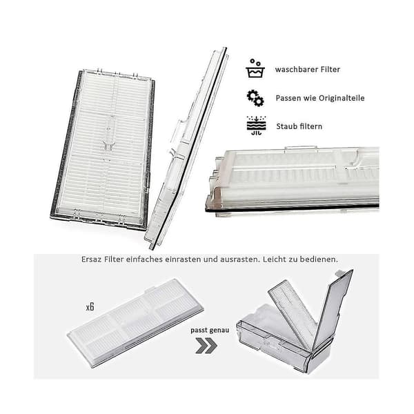Til S8 S8 Pro Ultra S8+ Reservedele Duo Rulle Hoved Sidebørster Moppeklude Hepa Filtre Tilbehør